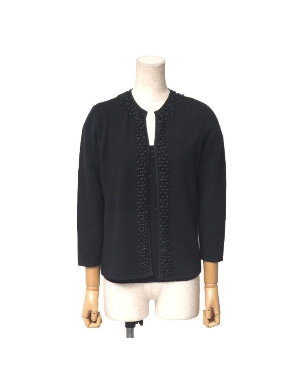 Celine Ensemble M All Cashmere Knit Cardigan Sweater